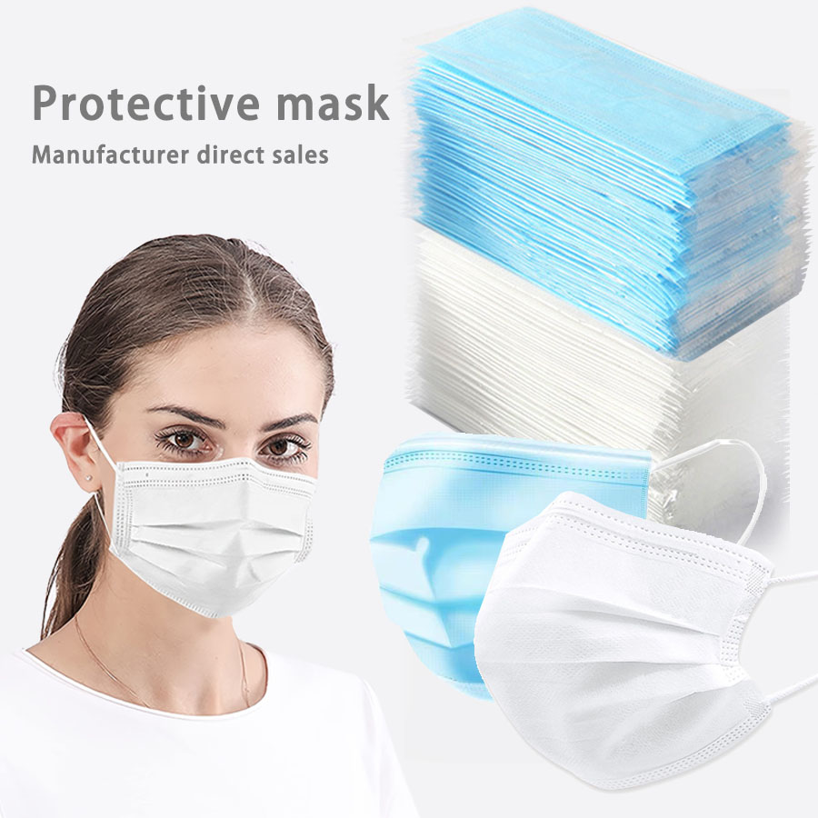 Kids Face Mask - 50/100 pièces masque jetable pour visage