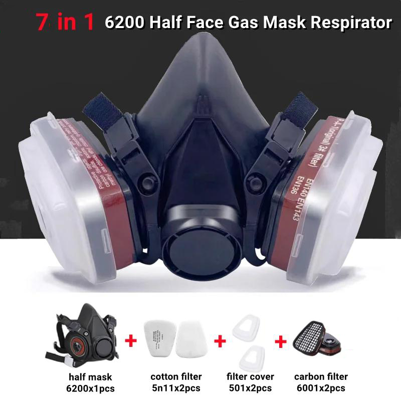 Dust Mask Construction - Masque à gaz Anti-buée, lunettes de