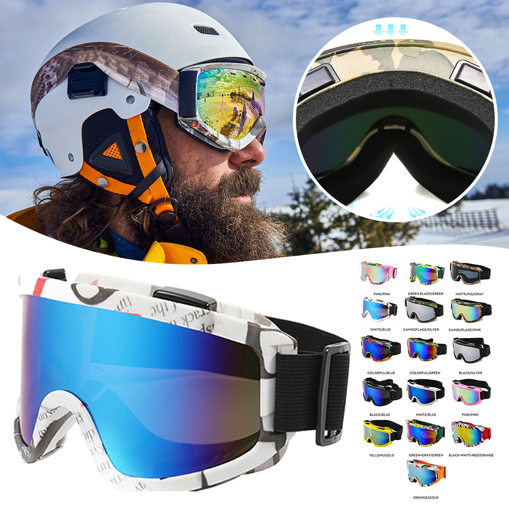 Anti Pollution Mask - Lunettes de ski antibuée, lunettes de