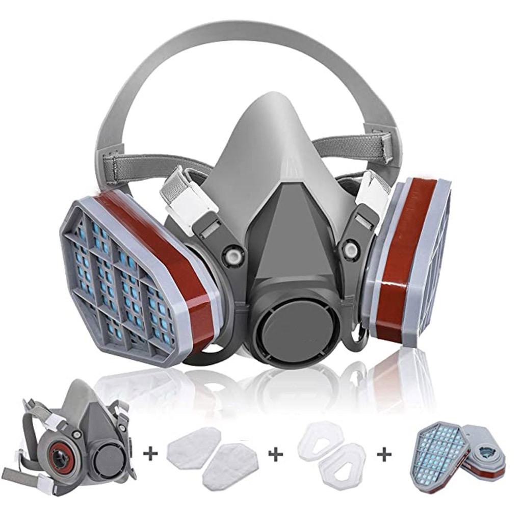 Respirator Half Face - Respirateur anti-poussière industriel, masque à gaz