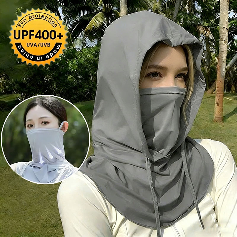 Sports Mask Breathable - 1pc Cagoule Respirante Anti-UV Séchage Rapide