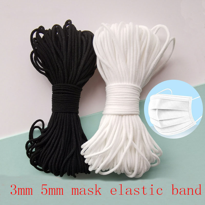 Mask Lanyard Adjustable - Masque corde élastique 3mm bande élastique