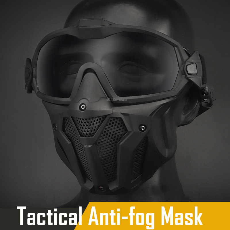 Anti Pollution Mask - Masque facial complet tactique Anti-buée, équipement