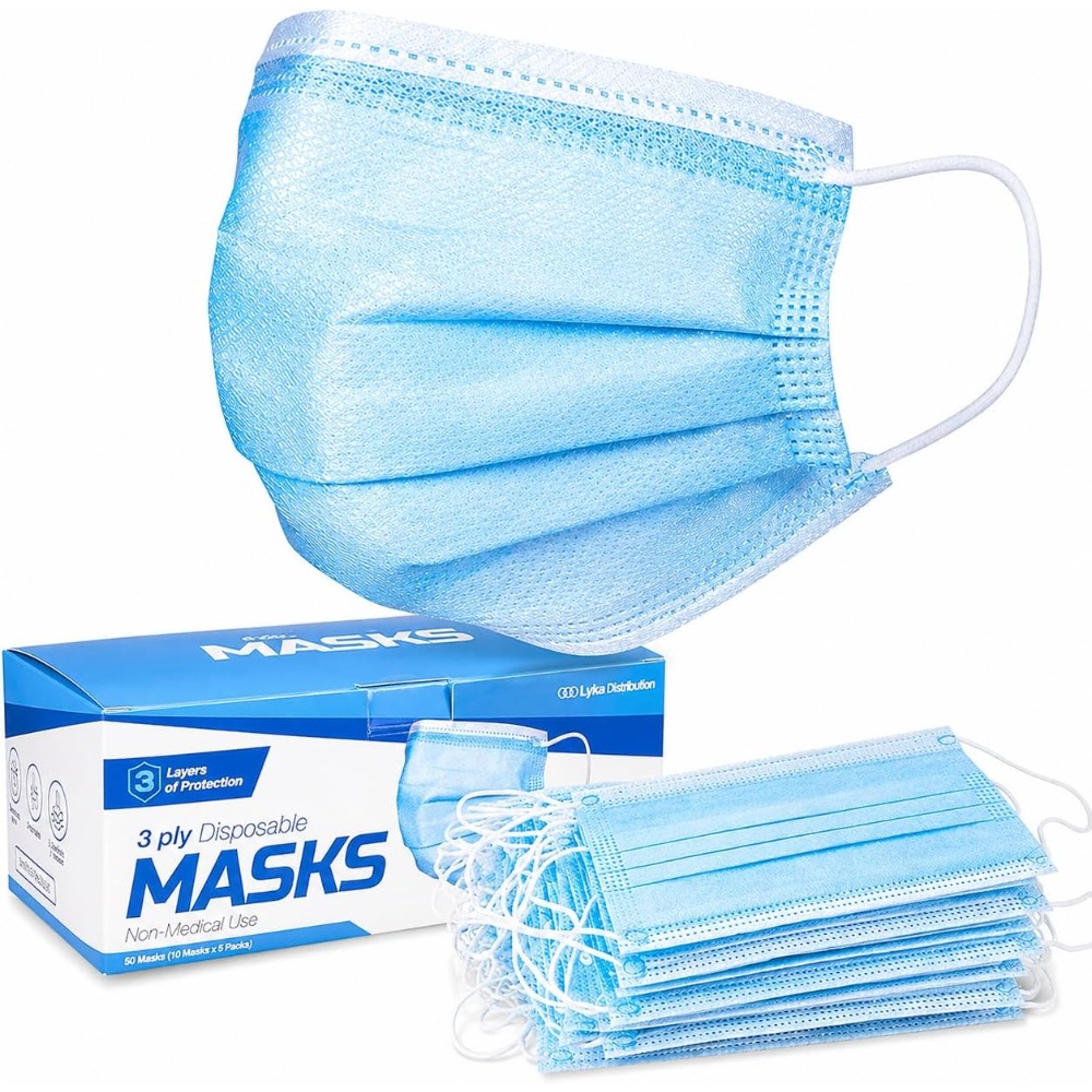 Disposable Mask Blue - Masque facial - Masques jetables bleus