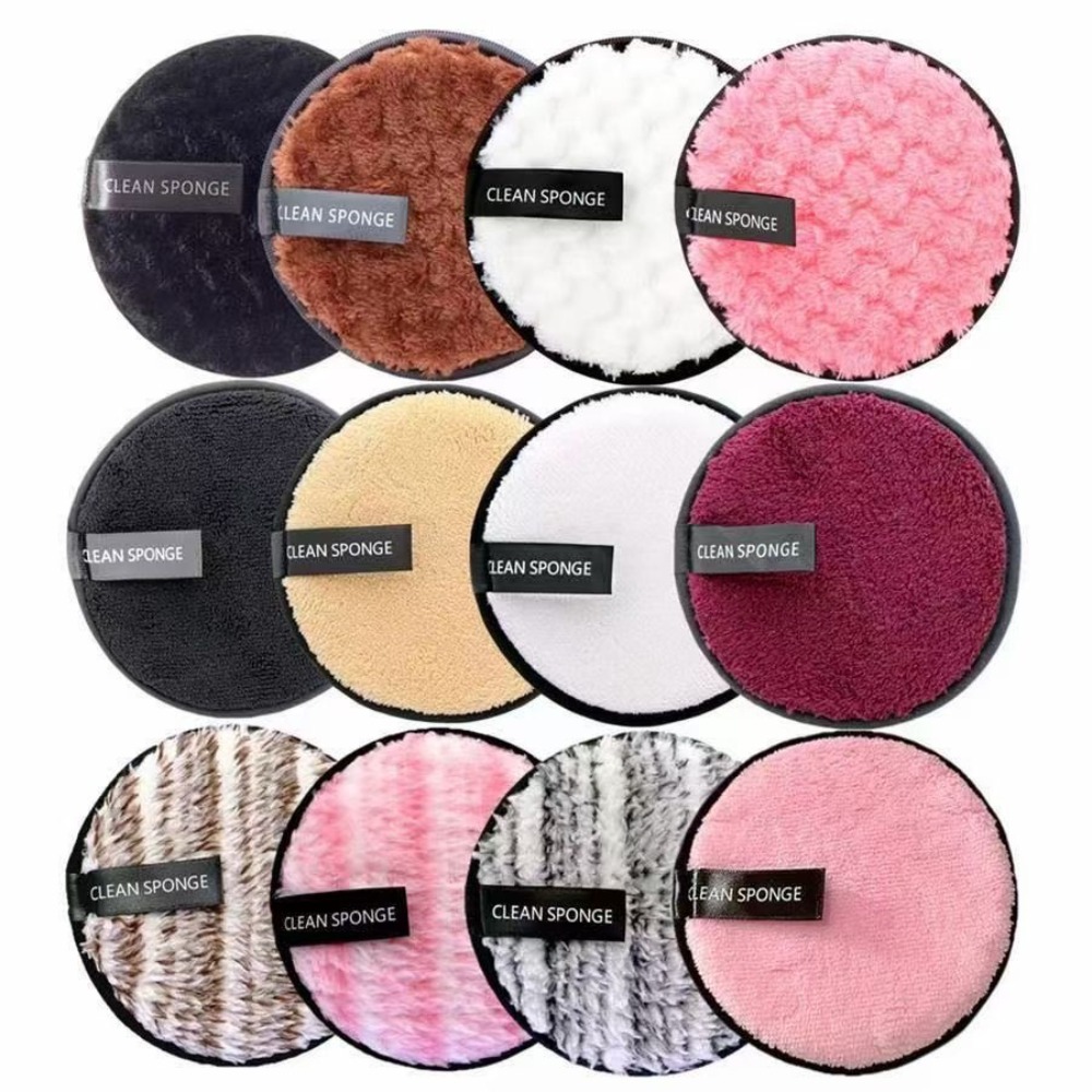 Cloth Face Mask Washable - Tampons démaquillants en microfibre, 1 pièce,