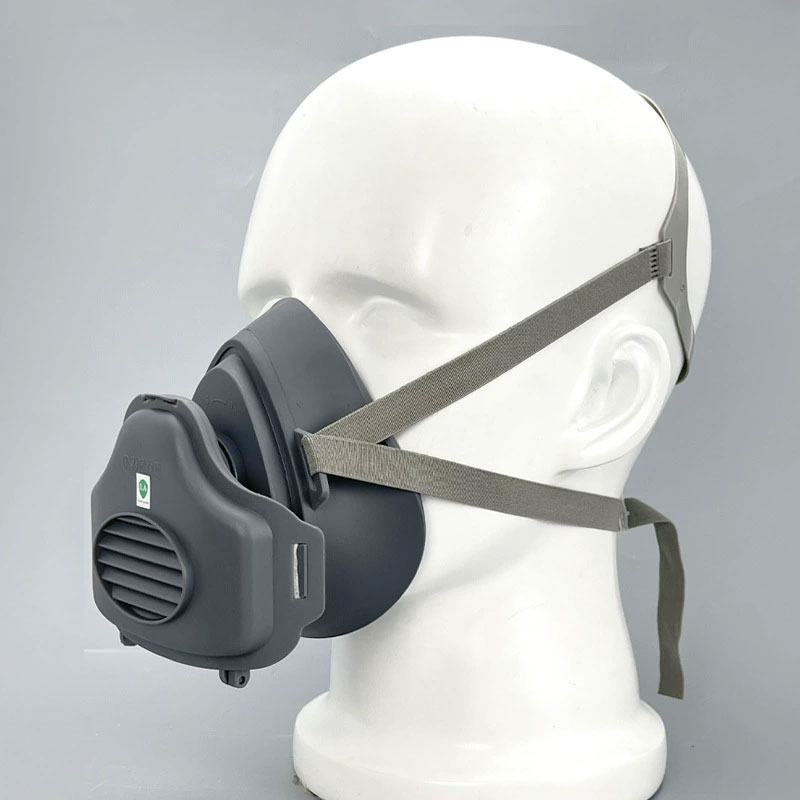 Respirator Half Face - Masque respiratoire anti-poussière en caoutchouc avec