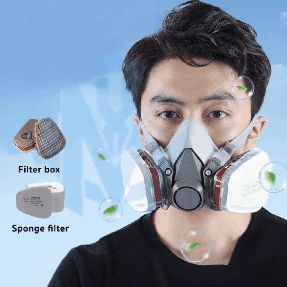 Respirator Half Face - Réutilisable ‌ Demi-masque respiratoire professionnel de