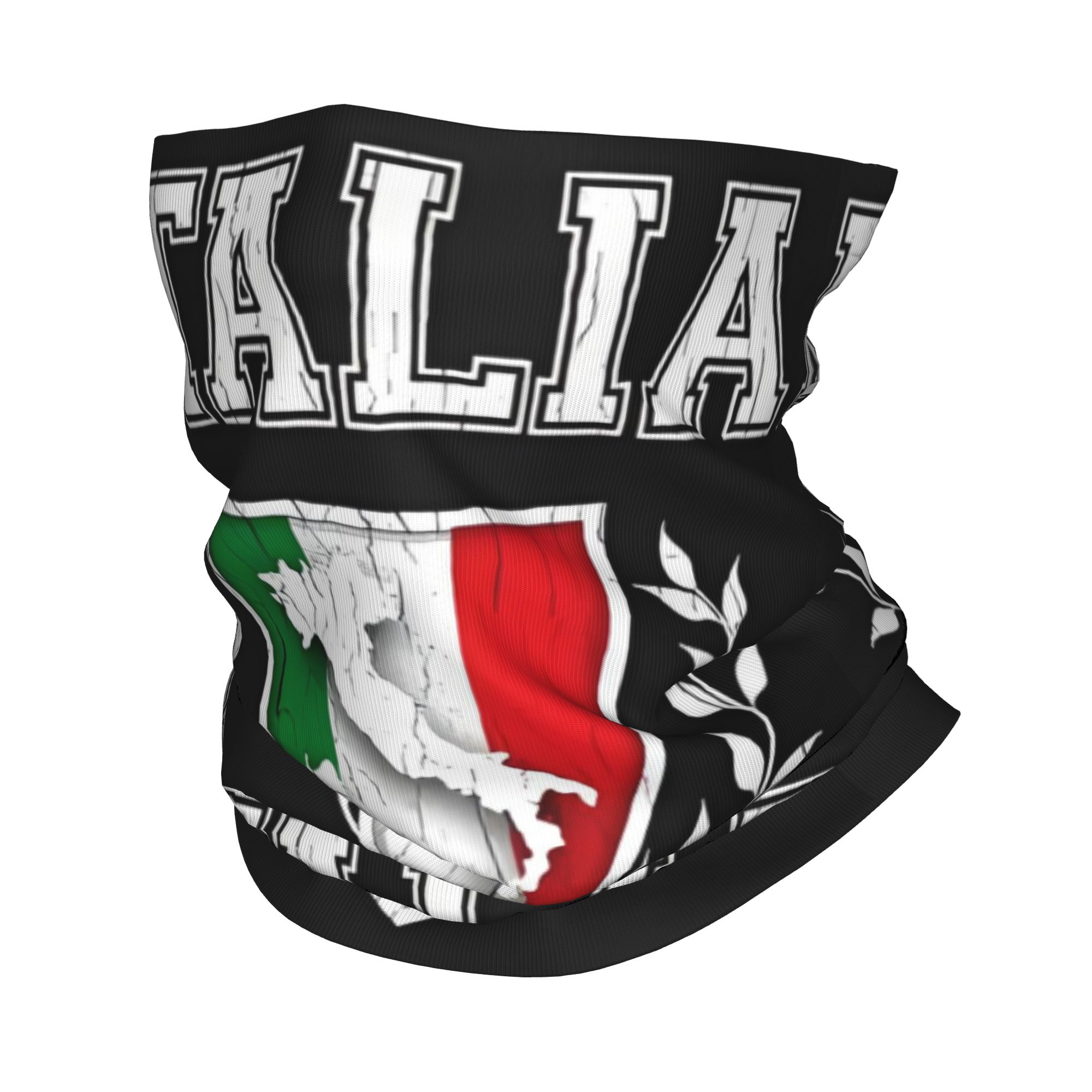 Neck Gaiter Face Cover - Bandana personnalisé avec drapeau italien, chauffe-cou
