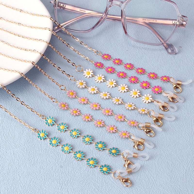 Mask Chain Holder - Chaînes de lunettes à fleurs élégantes