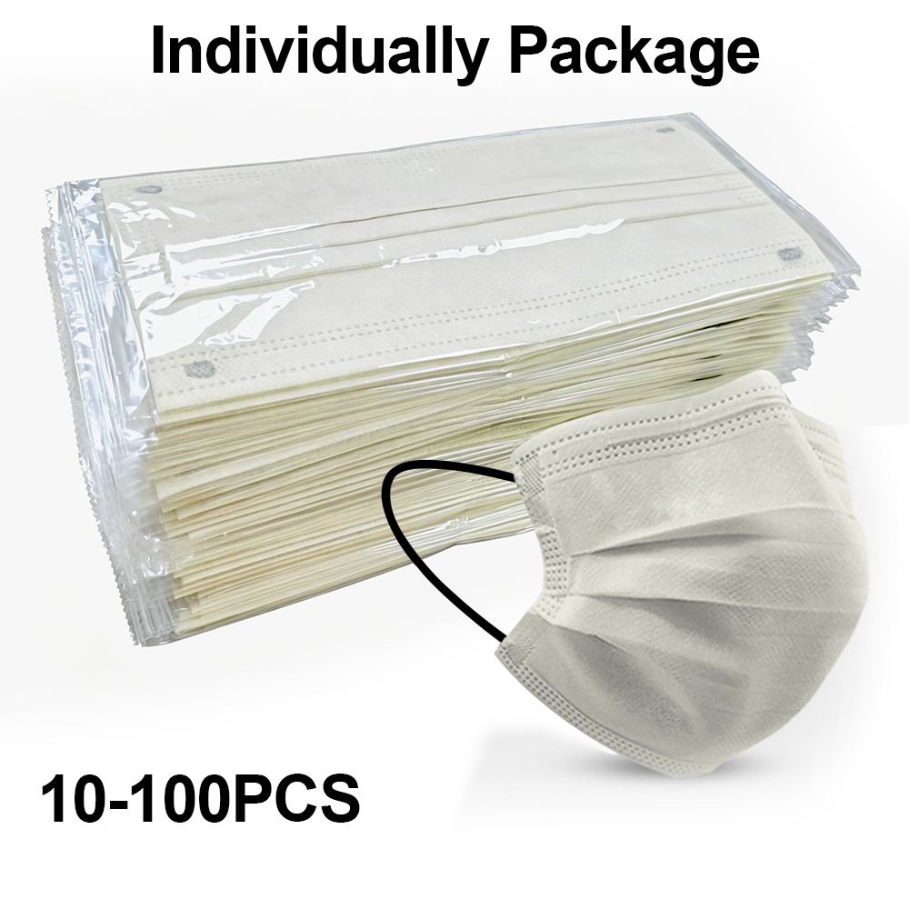 Disposable Mask Blue - Masques jetables pour adultes, emballage individuel,