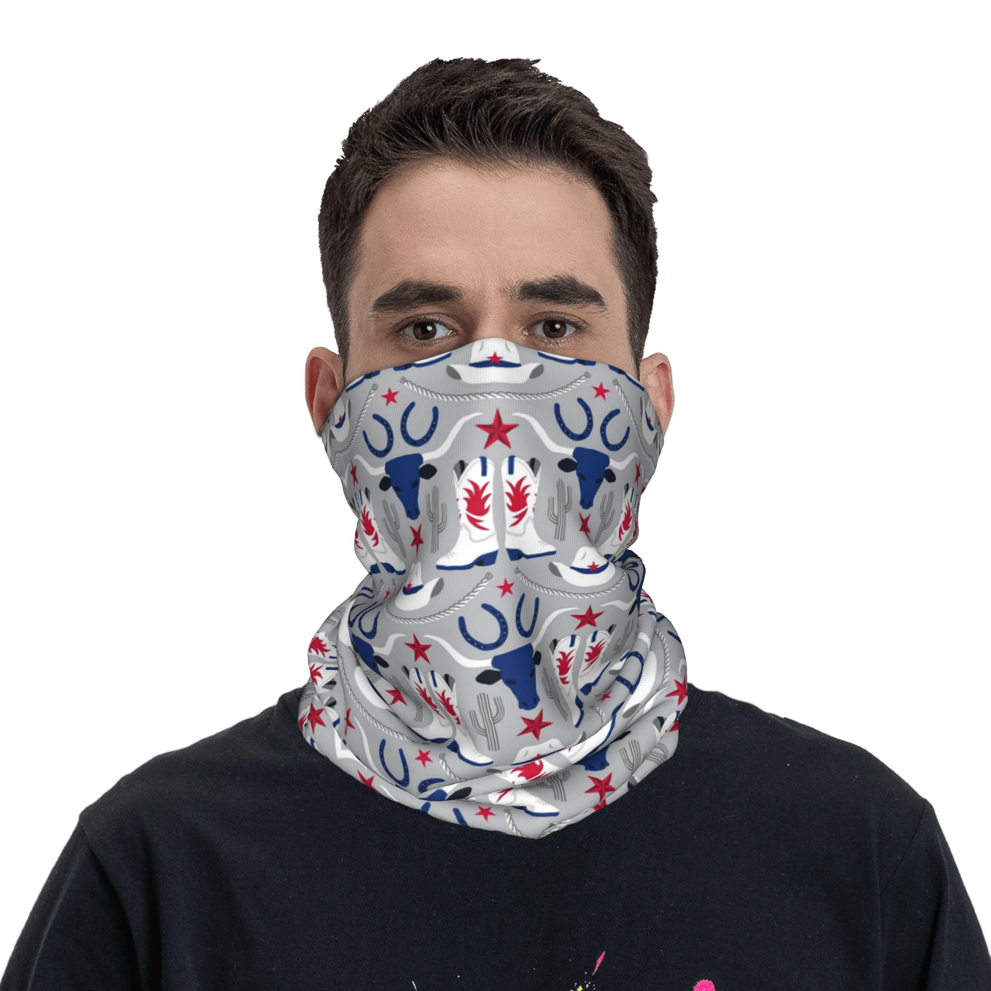 Sports Mask Breathable - Bandana de cowboy style Old Wild