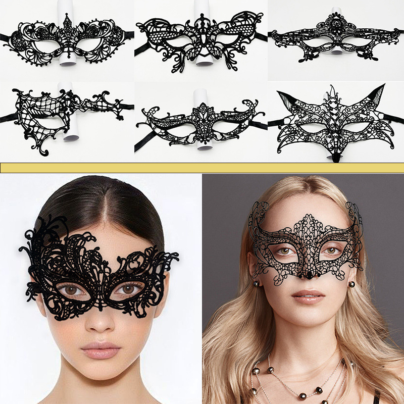 Respirator Half Face - Masque de mascarade sexy en dentelle