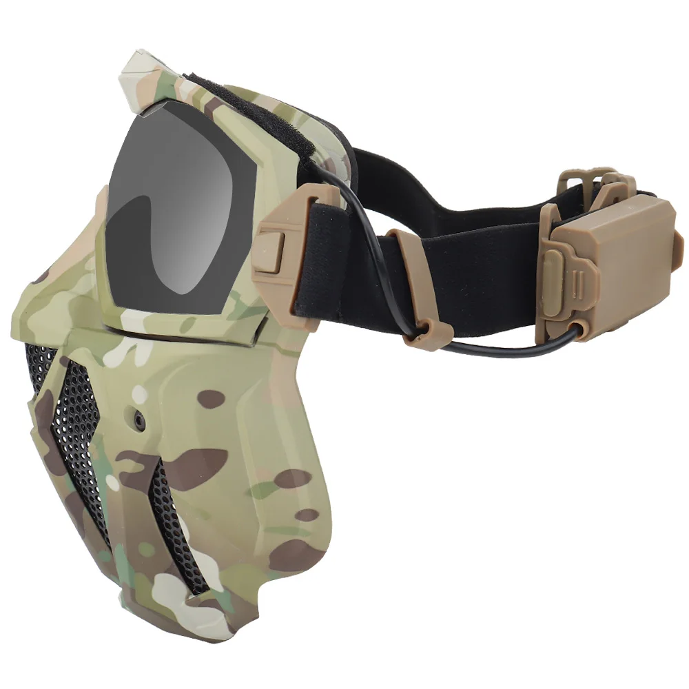 Anti Pollution Mask - Masque facial tactique Airsoft Paintball avec