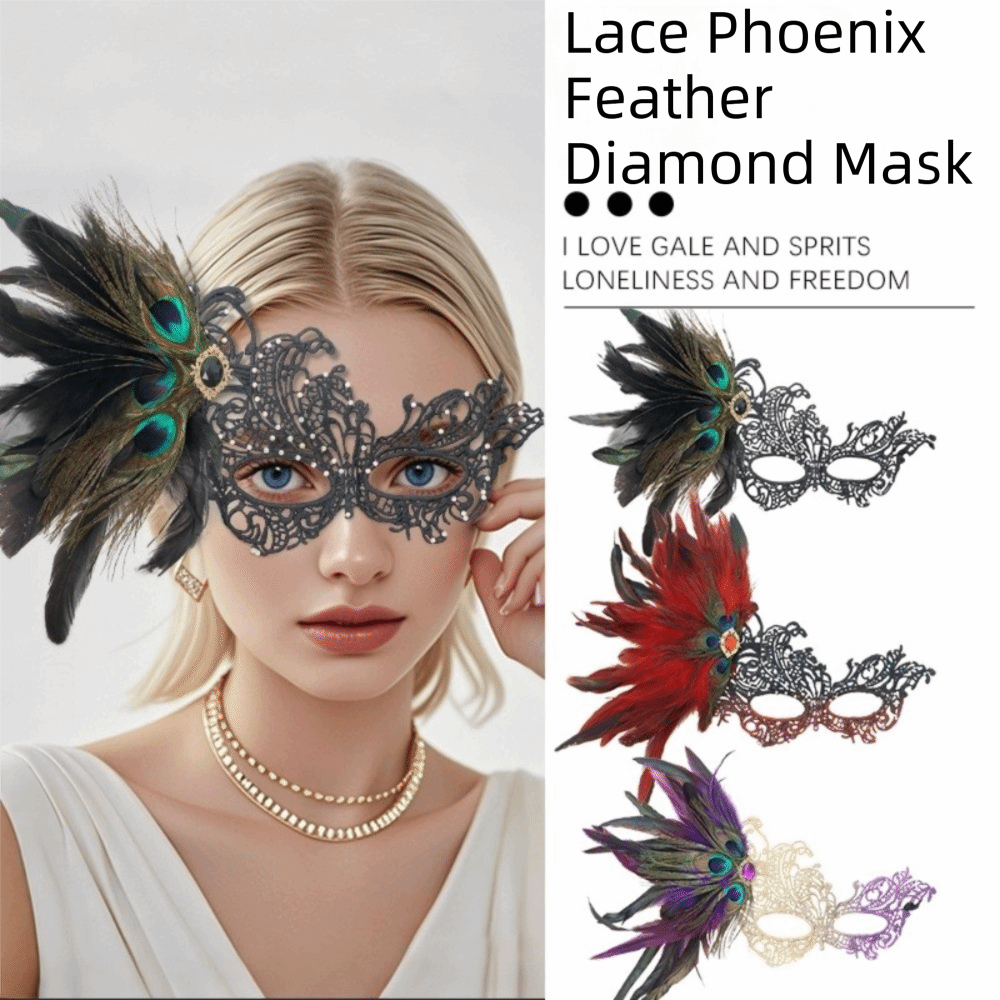 Respirator Half Face - Masque de mascarade fantaisie en dentelle
