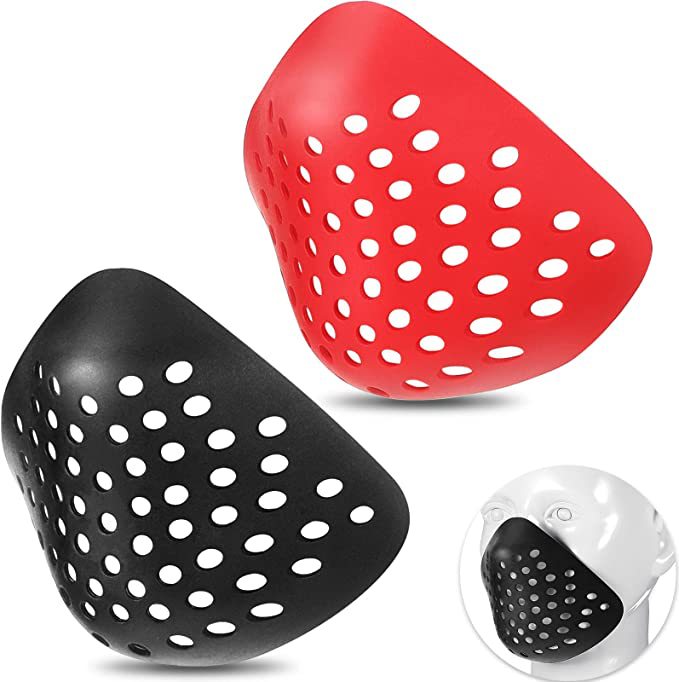 Silicone Mask Bracket - Masque en silicone demi-visage pour cosplay,