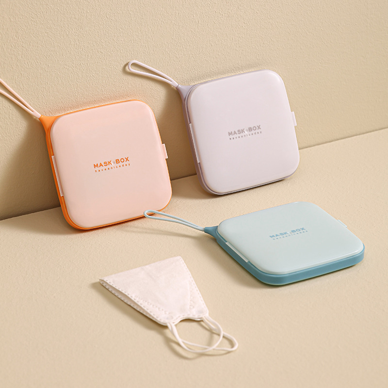 Face Mask Storage Box - Sacs de Rangement pour Masques Faciaux,