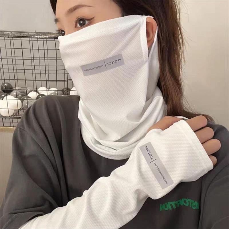 Sports Mask Breathable - Ensemble de protection solaire en soie