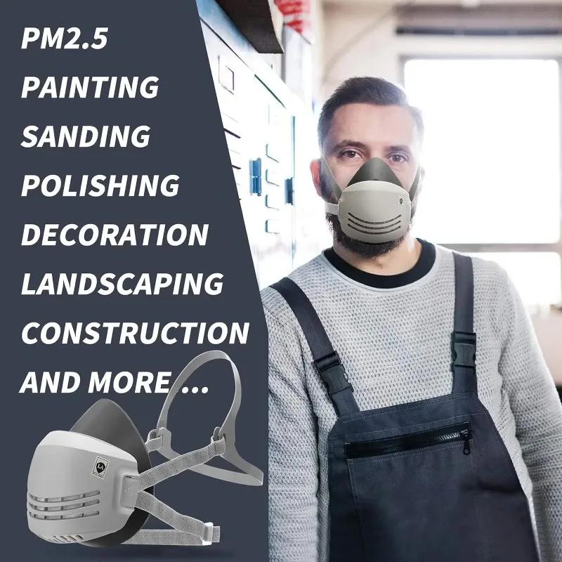 Dust Mask Construction - Masque Anti-poussière + 20 pièces filtre