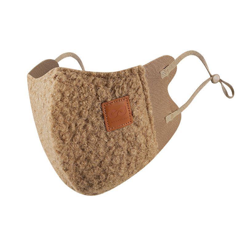 Cloth Face Mask Washable - Masque chaud en velours d'hiver, visage