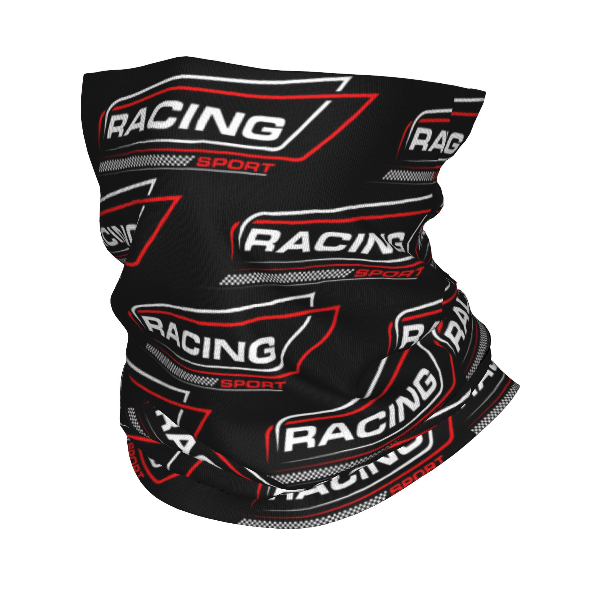 Neck Gaiter Face Cover - Bandana de course de vitesse personnalisé,