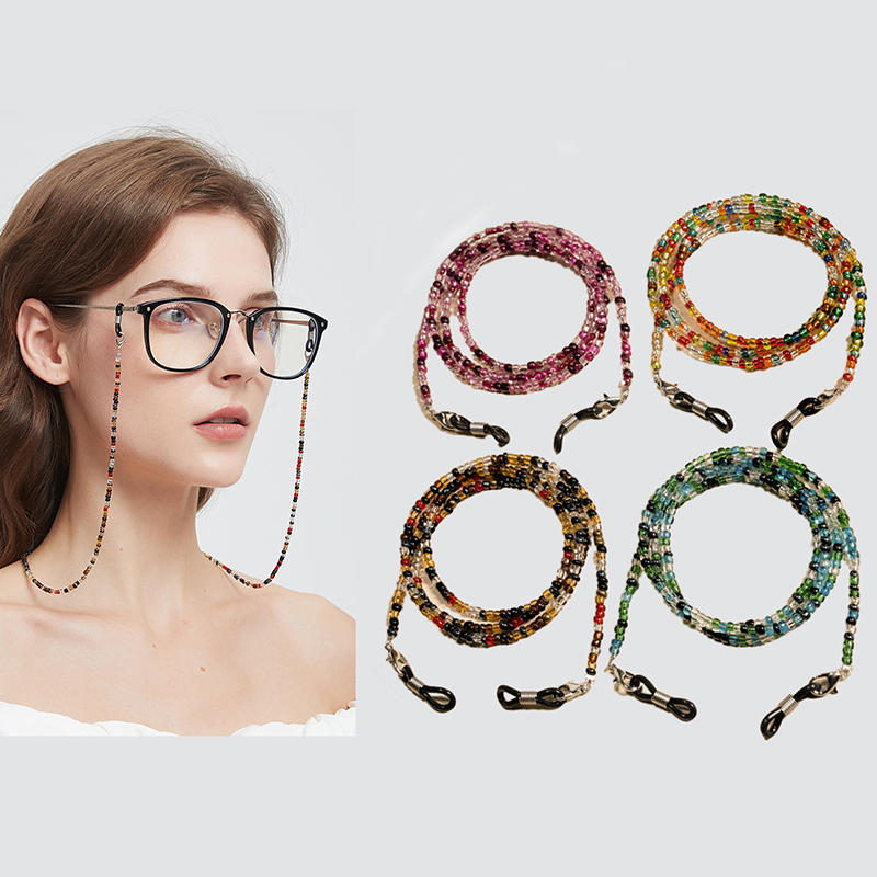 Mask Chain Holder - Chaîne de lunettes en cristal pour
