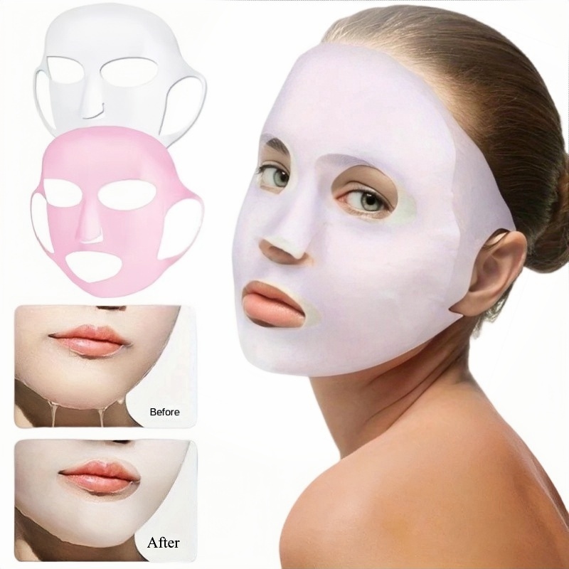Silicone Mask Bracket - 1/2 pièces 3D réutilisable rides lissage