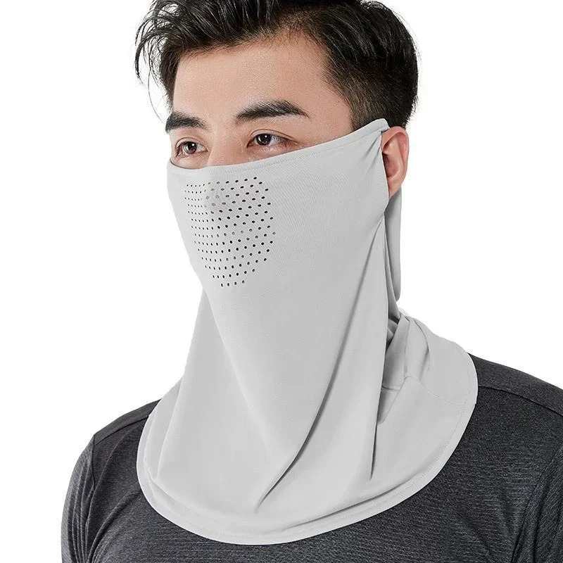 Masque facial et cache-cou uni - Sports Mask Breathable avis et prix