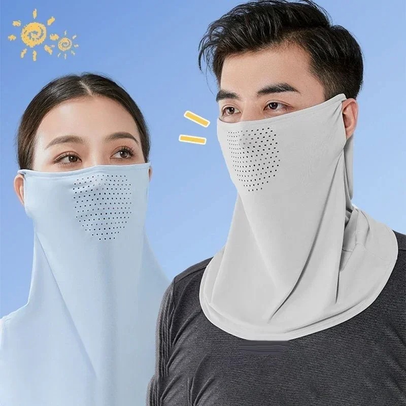 Masque facial et cache-cou uni - Sports Mask Breathable avis et prix