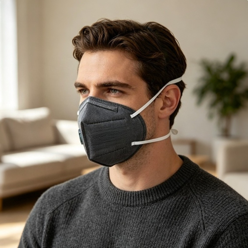 Masque facial KN95 à charbon a - Anti Pollution Mask avis et prix