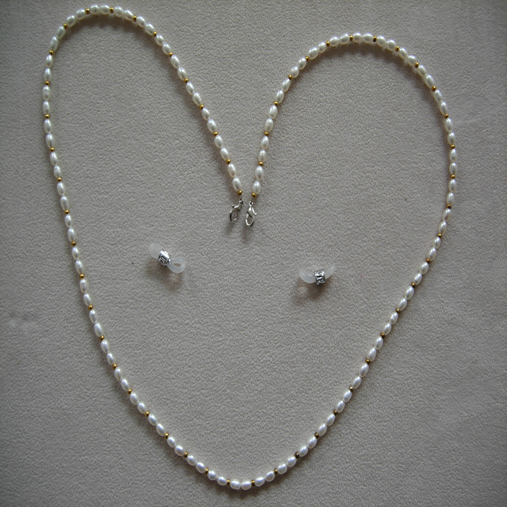 Collier de perles naturelles p - Mask Chain Holder avis et prix