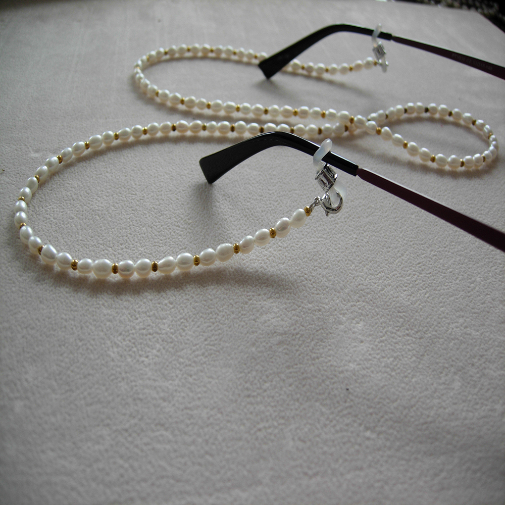 Collier de perles naturelles p - Mask Chain Holder avis et prix
