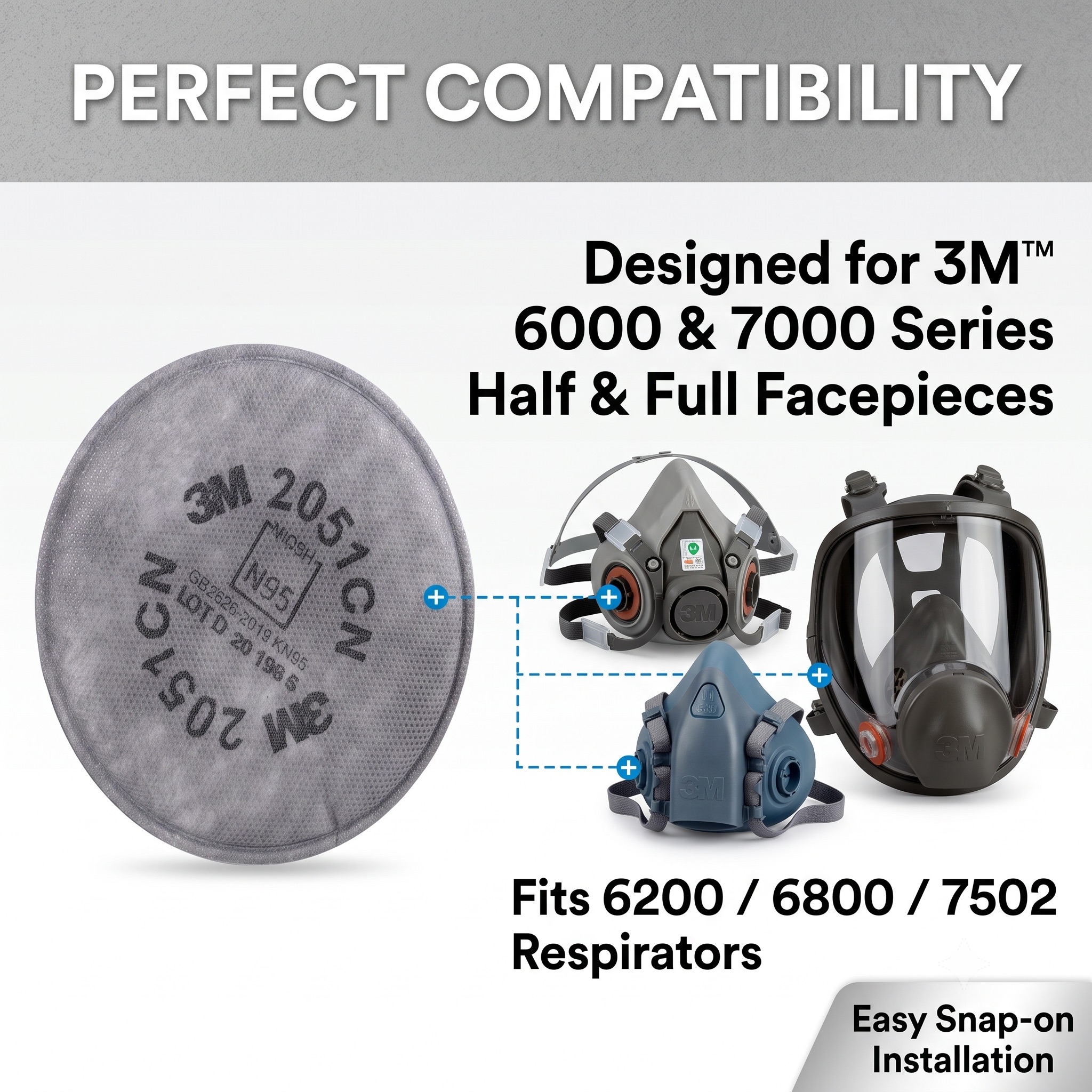 Filtre à particules N95 3M 205 - Filter Replacement N95 avis et prix