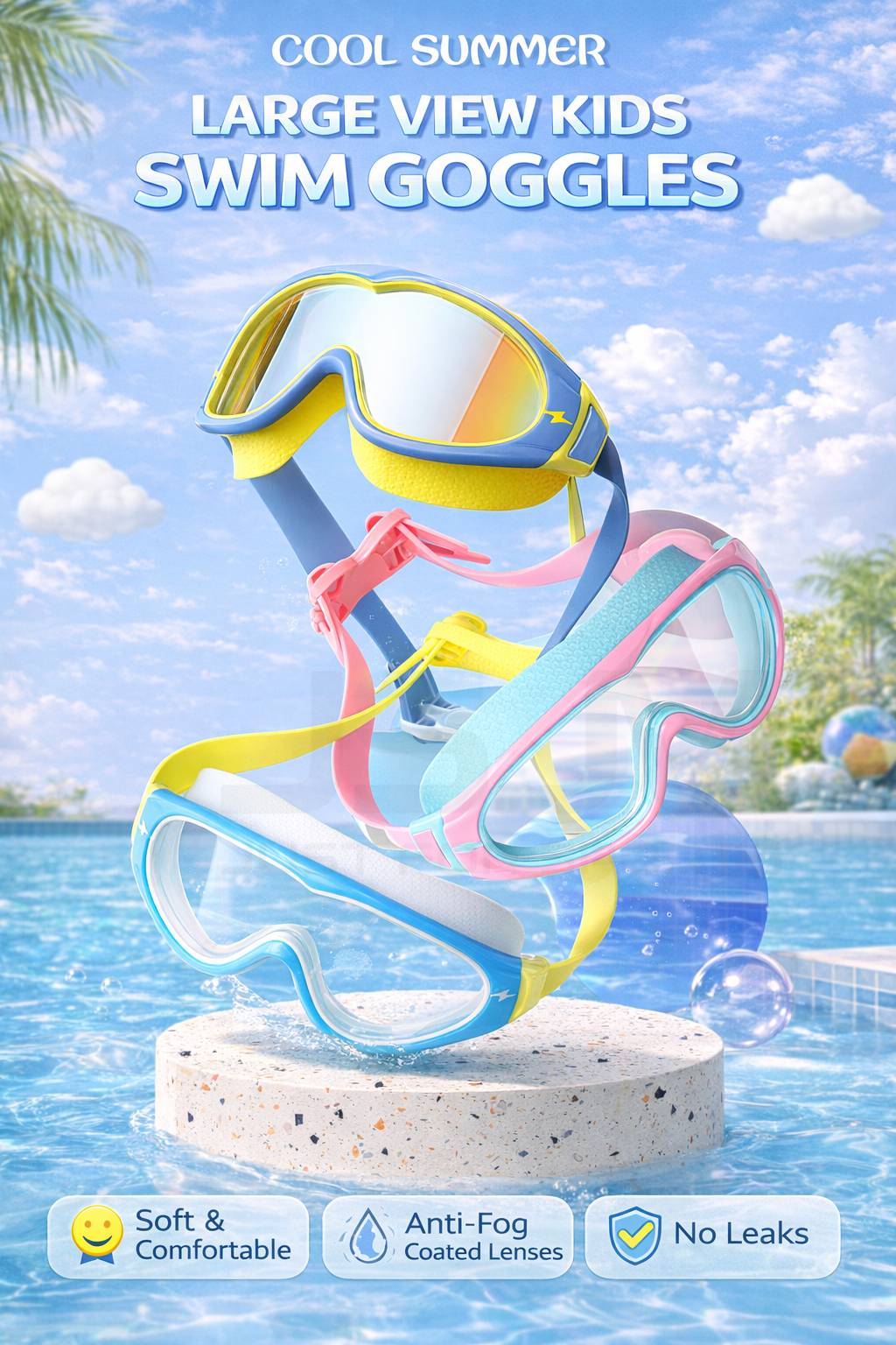 JSJM Lunettes de natation pour - Silicone Mask Bracket avis et prix