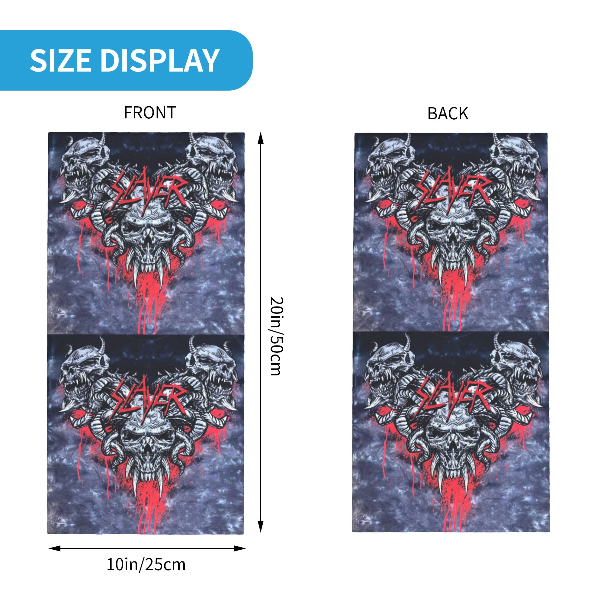 Bandana personnalisé en métal  - Neck Gaiter Face Cover avis et prix