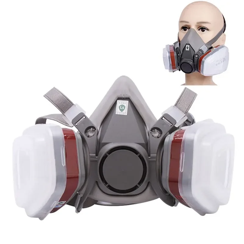 Demi-masque anti-gaz 7 en 1 av - Respirator Half Face avis et prix