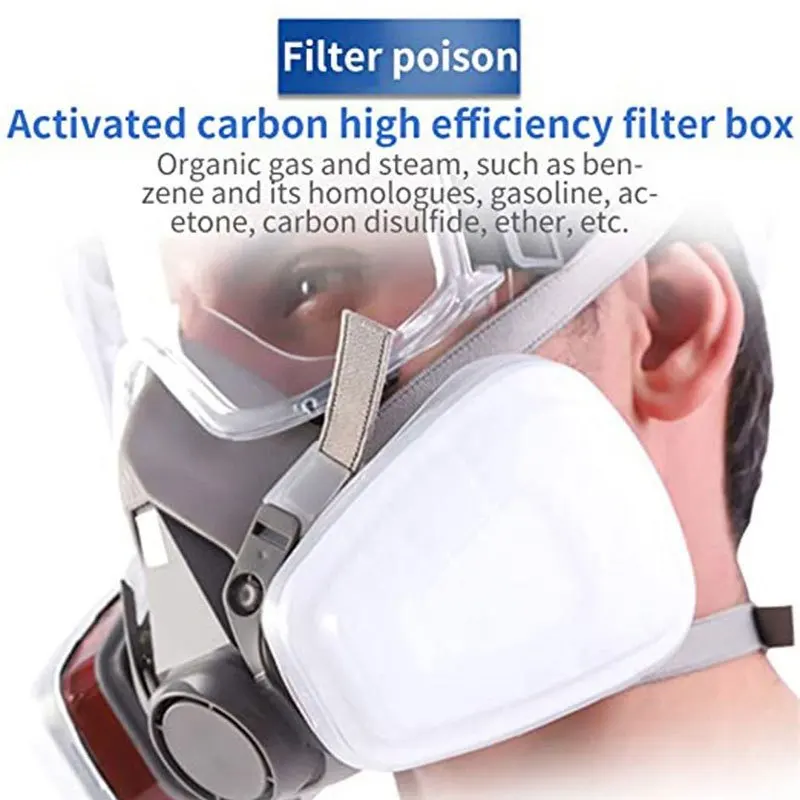 Demi-masque anti-gaz 7 en 1 av - Respirator Half Face avis et prix