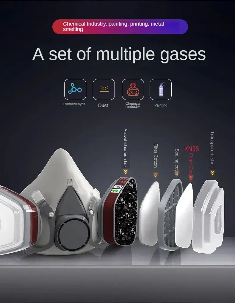 Masque à gaz demi-visage réuti - Dust Mask Construction avis et prix