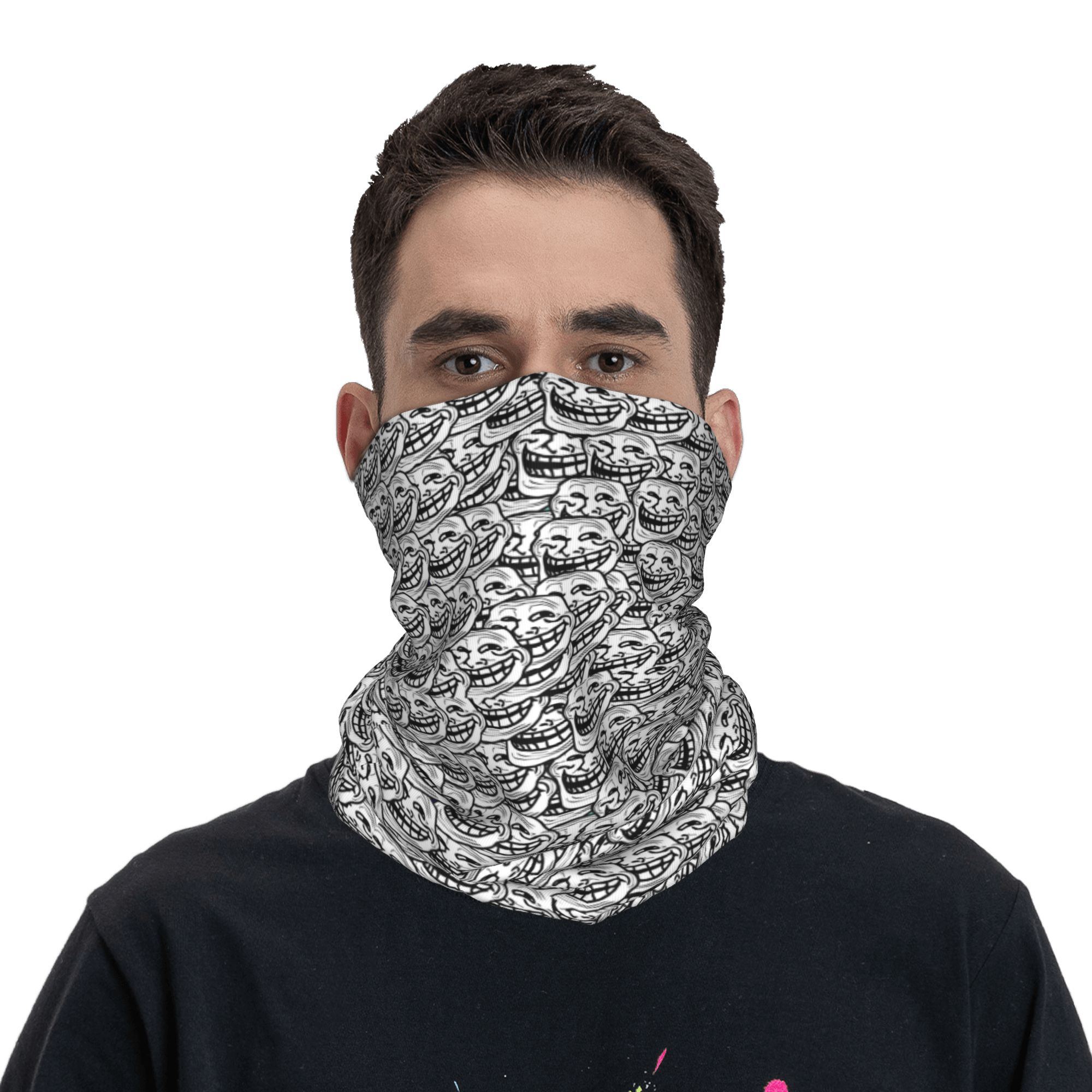 Drôle Anime Troll visage Quest - Neck Gaiter Face Cover avis et prix