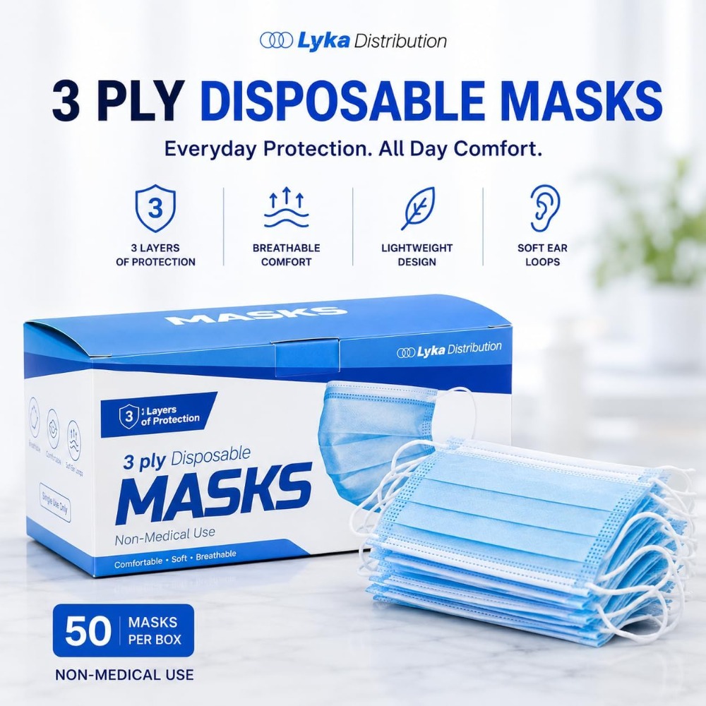 Masque facial - Masques jetabl - Disposable Mask Blue avis et prix