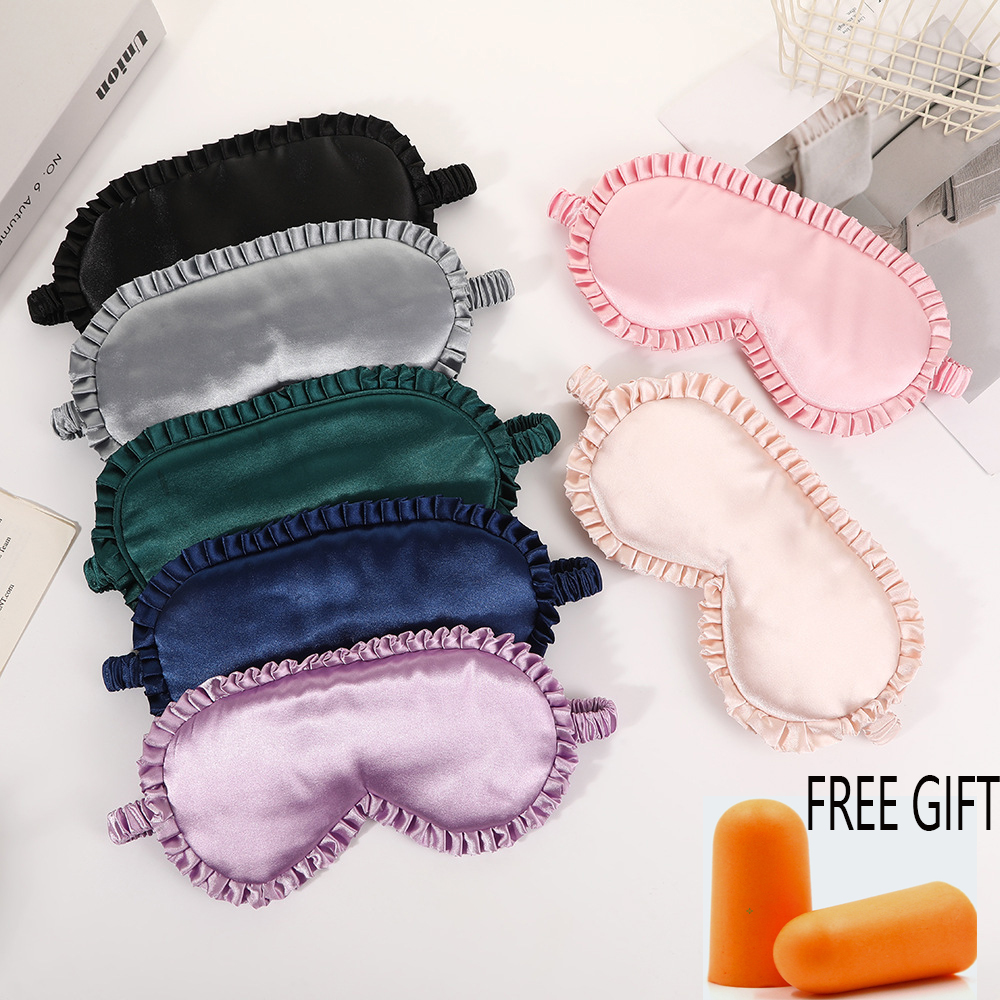 Masque pour les yeux en soie d - Mask Lanyard Adjustable avis et prix