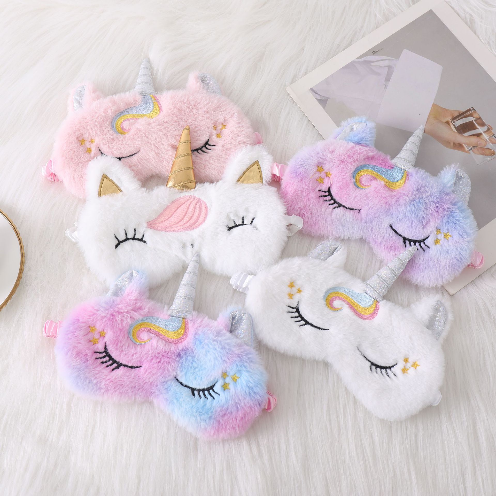 Masque de sommeil doux en pelu - Kids Face Mask avis et prix