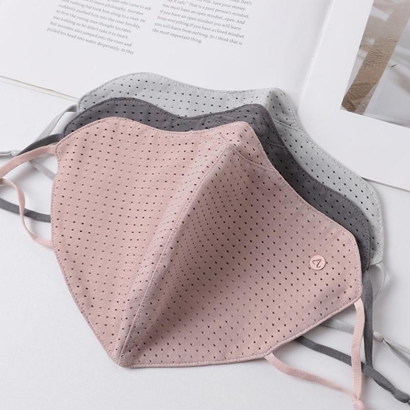 Masque en soie glacée anti-UV, - Sports Mask Breathable avis et prix