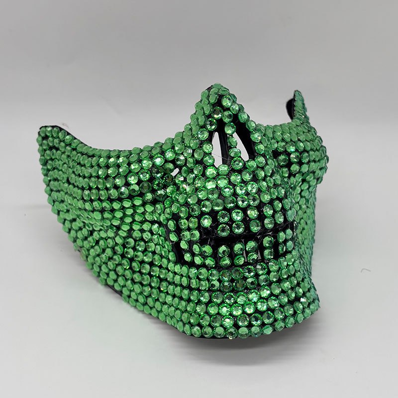 Masque demi-crâne en strass po - Respirator Half Face avis et prix