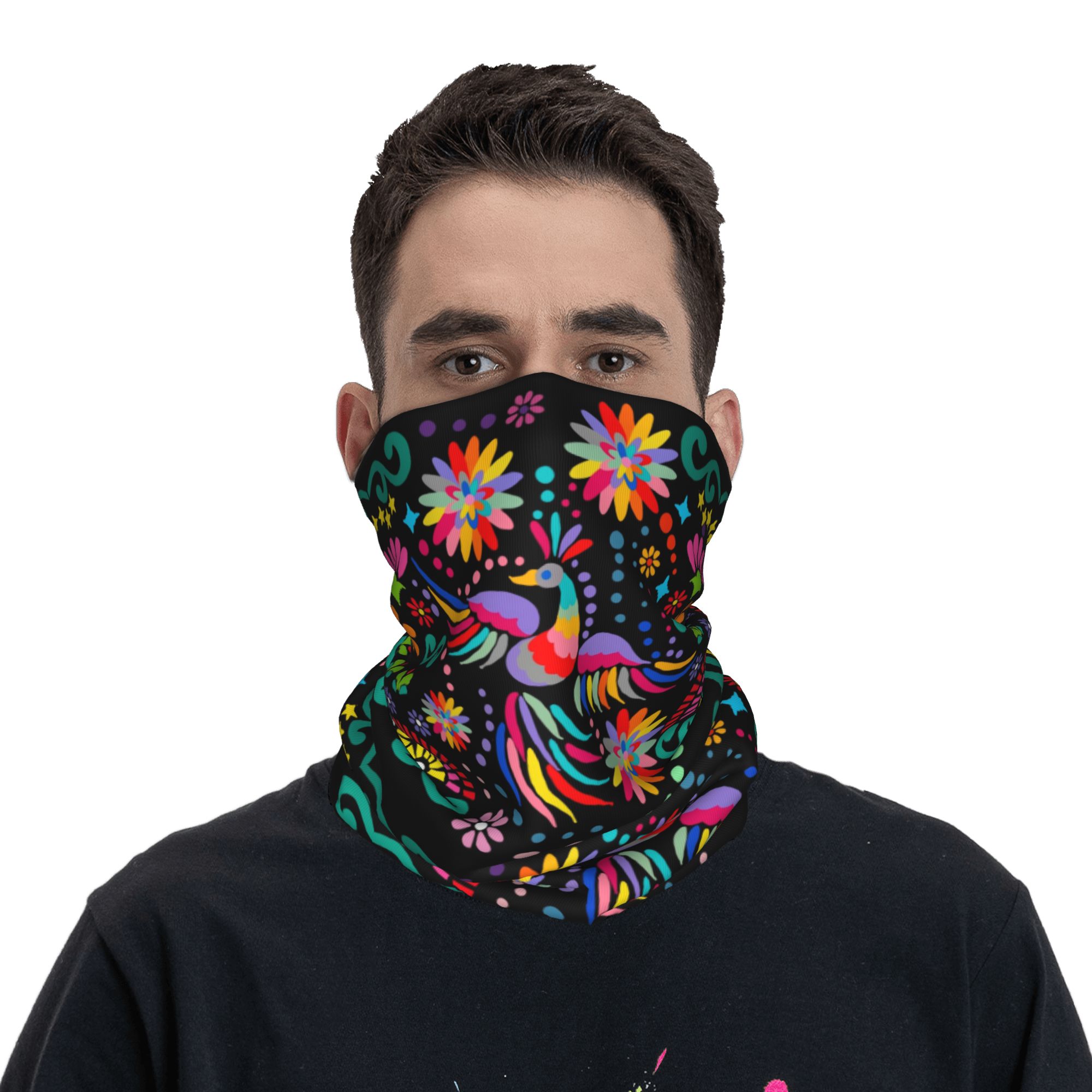 Personnalisé mexicain fleur fl - Neck Gaiter Face Cover avis et prix