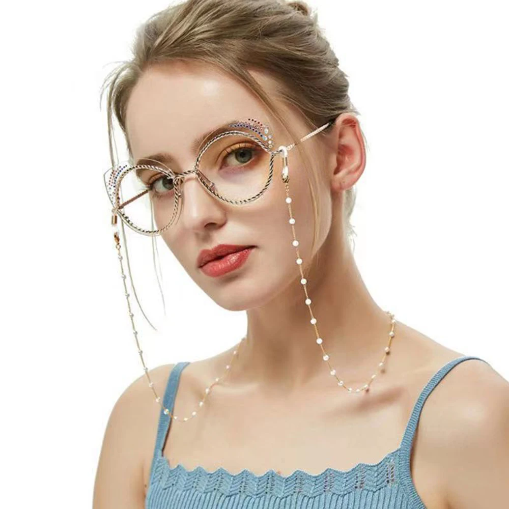 Chaîne de perles de cristal po - Mask Chain Holder avis et prix