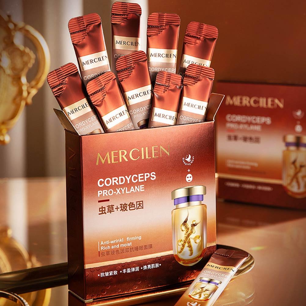 20PCS/boîte Mercilen Cordyceps - Face Mask Storage Box avis et prix