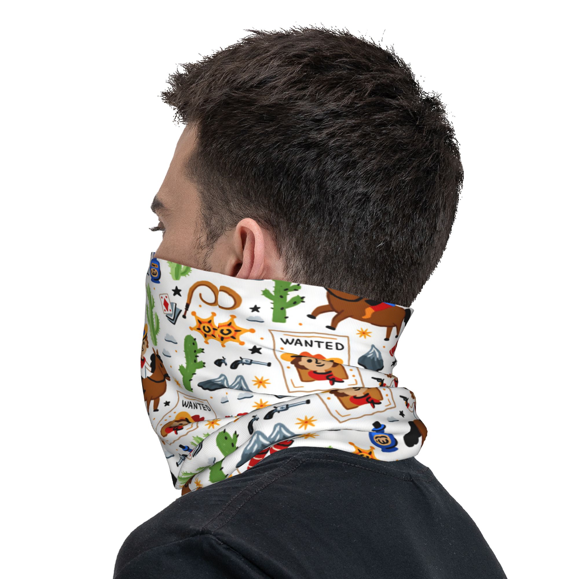 Cagoule de cowboy western pour - Kids Face Mask avis et prix
