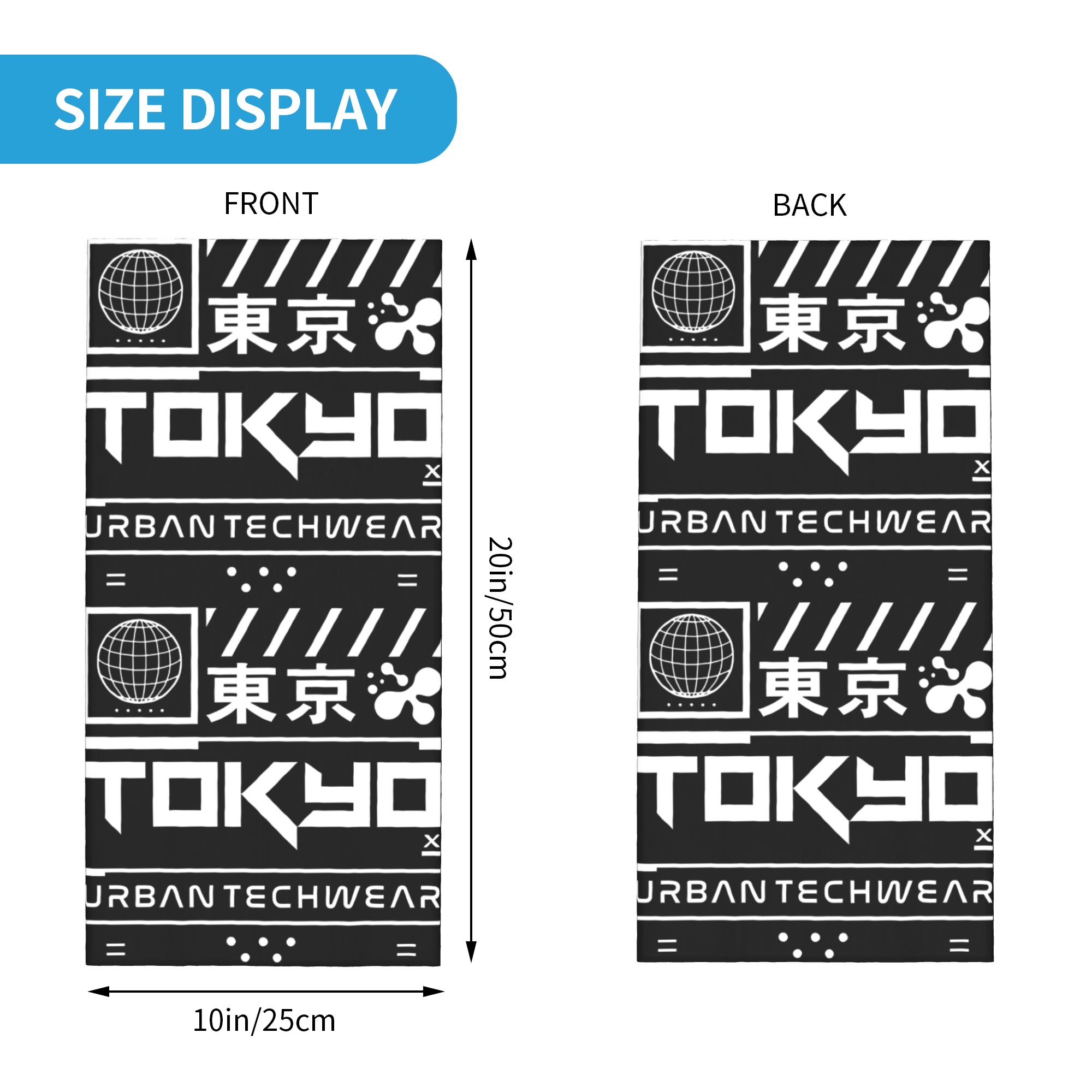 Techwear personnalisé Bandana  - Neck Gaiter Face Cover avis et prix
