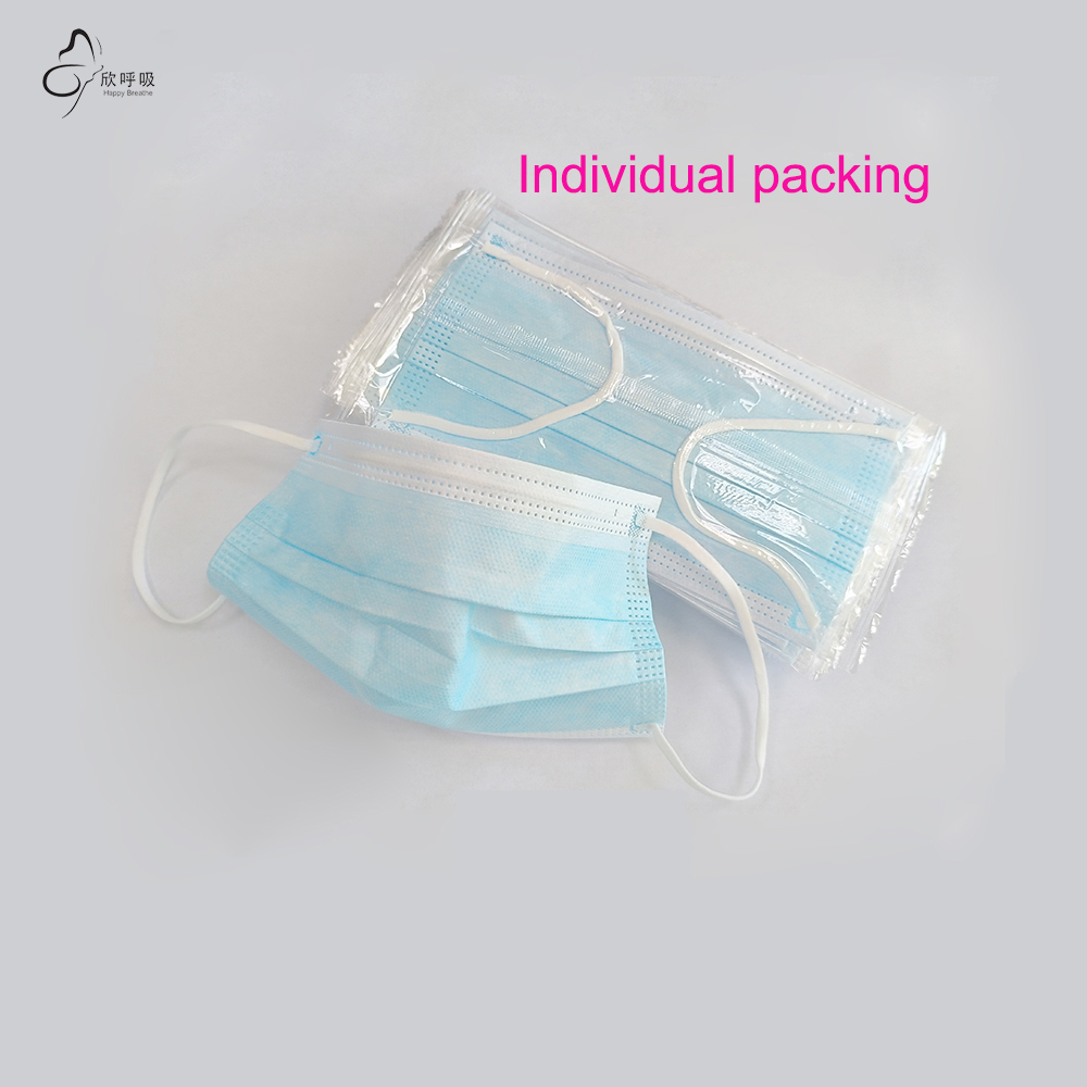 Masques faciaux jetables bleus - Disposable Mask Blue avis et prix