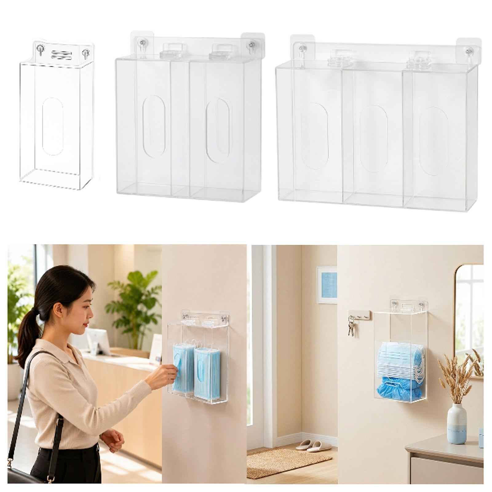 Support mural en acrylique pou - Face Mask Storage Box avis et prix